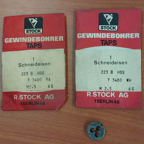 Metric Thread Die M2.5 HSS, 73400