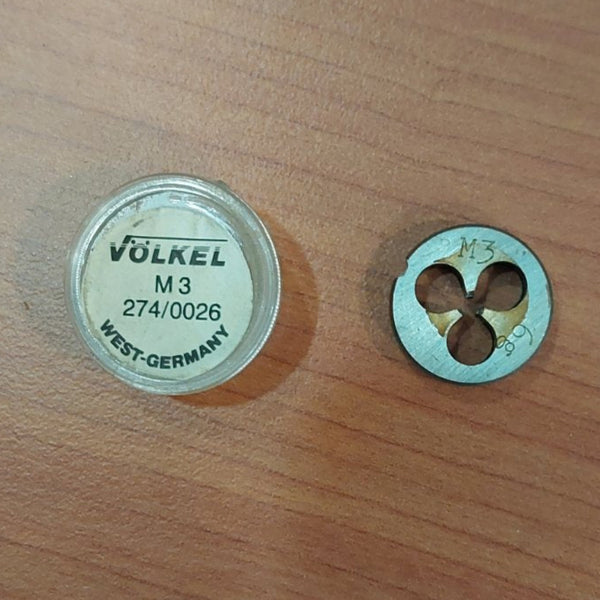 Metric Thread Die M 3 HSS, 27426