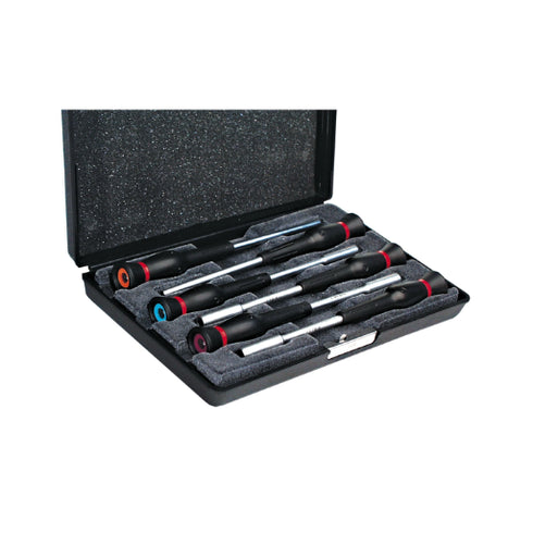 Nut Screwdriver / Socket Set, 6 Pieces in ABS Case