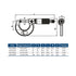 Outside Micrometer 0.001mm Graduation, DASQUA Stainless Steel DIN 863