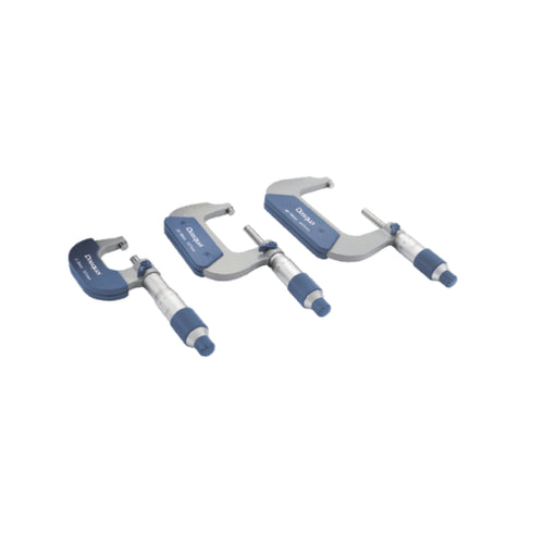 Outside Micrometer Set with Thermal Protection, DASQUA DIN 863
