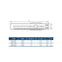 Precision Steel Marking Gauge, DASQUA Laser-Etched Beam
