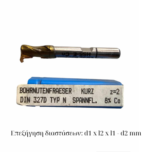 Presto Cobalt HSSCo 2F End Mill with Weldon Shank