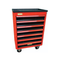 Profi Tool Trolley Red-Black with 7 Drawers, 100% Extendable
