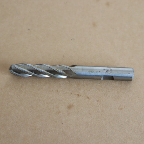 Radius End Mills DIN844 4F Long Φ12 HSSCo8, YG