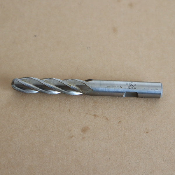 Radius End Mills DIN844 4F Long Φ12 HSSCo8, YG