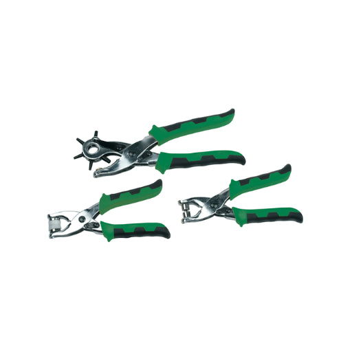 Revolving Punch and Eyelet Pliers Set with 100 Eyelets