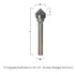 Rotary Carbide File Tapered 90° (Shape KSK) Dimensions