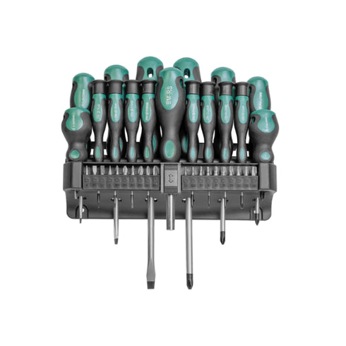 Screwdriver & Bit Set with Magnetic Bit Holder, 37 Pieces