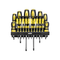 Screwdriver Set with Wall Mount Rack, 18 Pieces