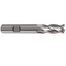 Short 4-Flute End Mill 4F Coated HSS