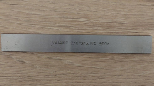 Slitting tool bits 3/4mm x 4mm x 150mm, HSSCo, CALMET