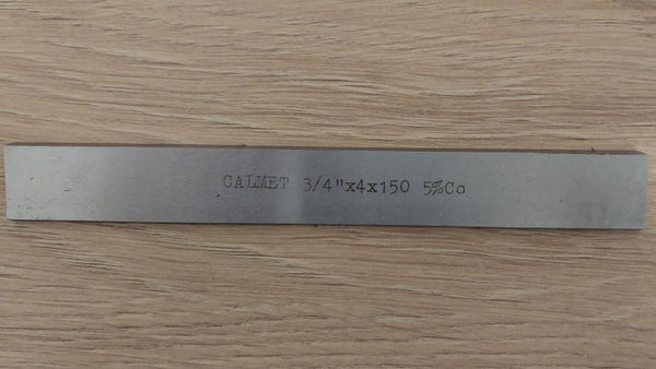 Slitting tool bits 3/4mm x 4mm x 150mm, HSSCo, CALMET