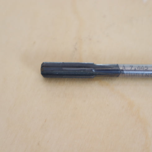 Solid Carbide Machine Reamer DIN 212 Straight Shank Ø7.41+0.004 GUHRING