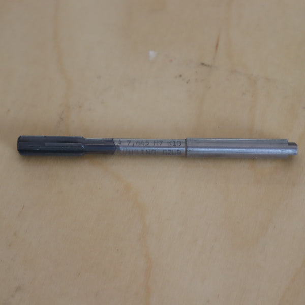 Solid Carbide Machine Reamer DIN 212 Straight Shank Ø7.41+0.004 GUHRING