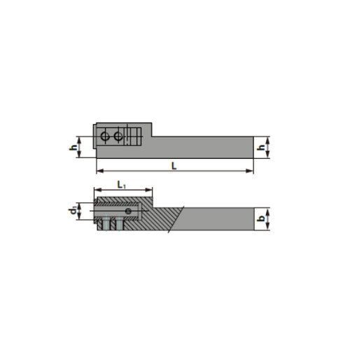 Square tool holder Dimensions