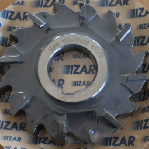 Three-Flute HSSCo5% Cutters DIN 885 100 x 12mm