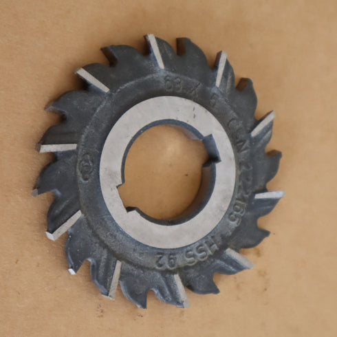 Three-Flute HSS Cutters DIN 885 63x5