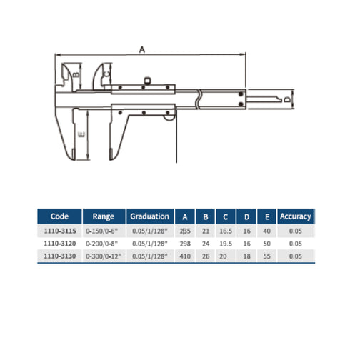 Vernier Caliper, DASQUA Made of solid stainless steel DETAILS