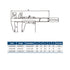 Vernier Caliper, DASQUA Made of solid stainless steel DETAILS