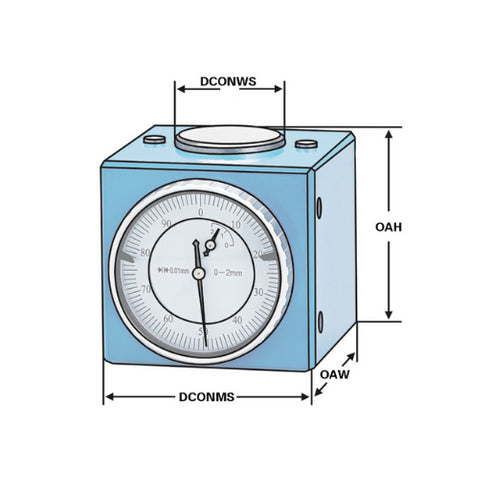 Z-Zero-setter with magnet Dimensions