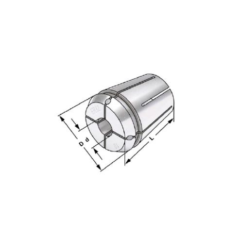 collet with sealing for internal cooling (IC) dimensions