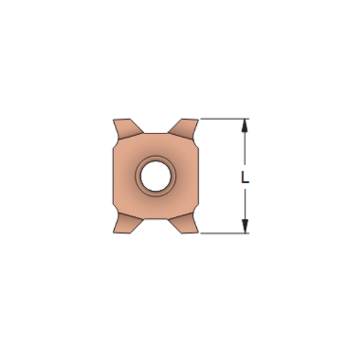 Grooving Insert SQ Type, 4Cut | Machining Tools | Niktools – Nik Tools
